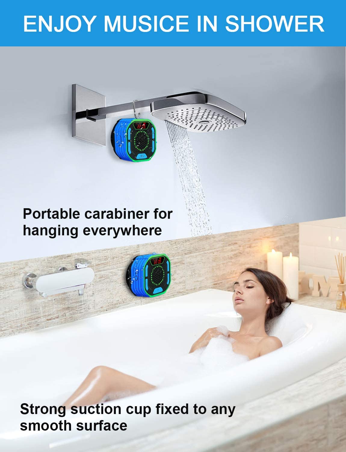 Bluetooth Wireless Shower Speaker F023